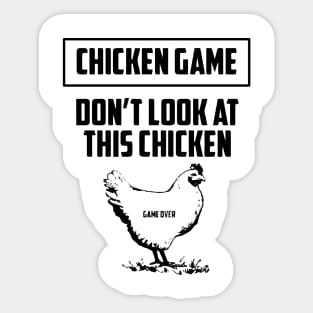 Chicken Game Sticker